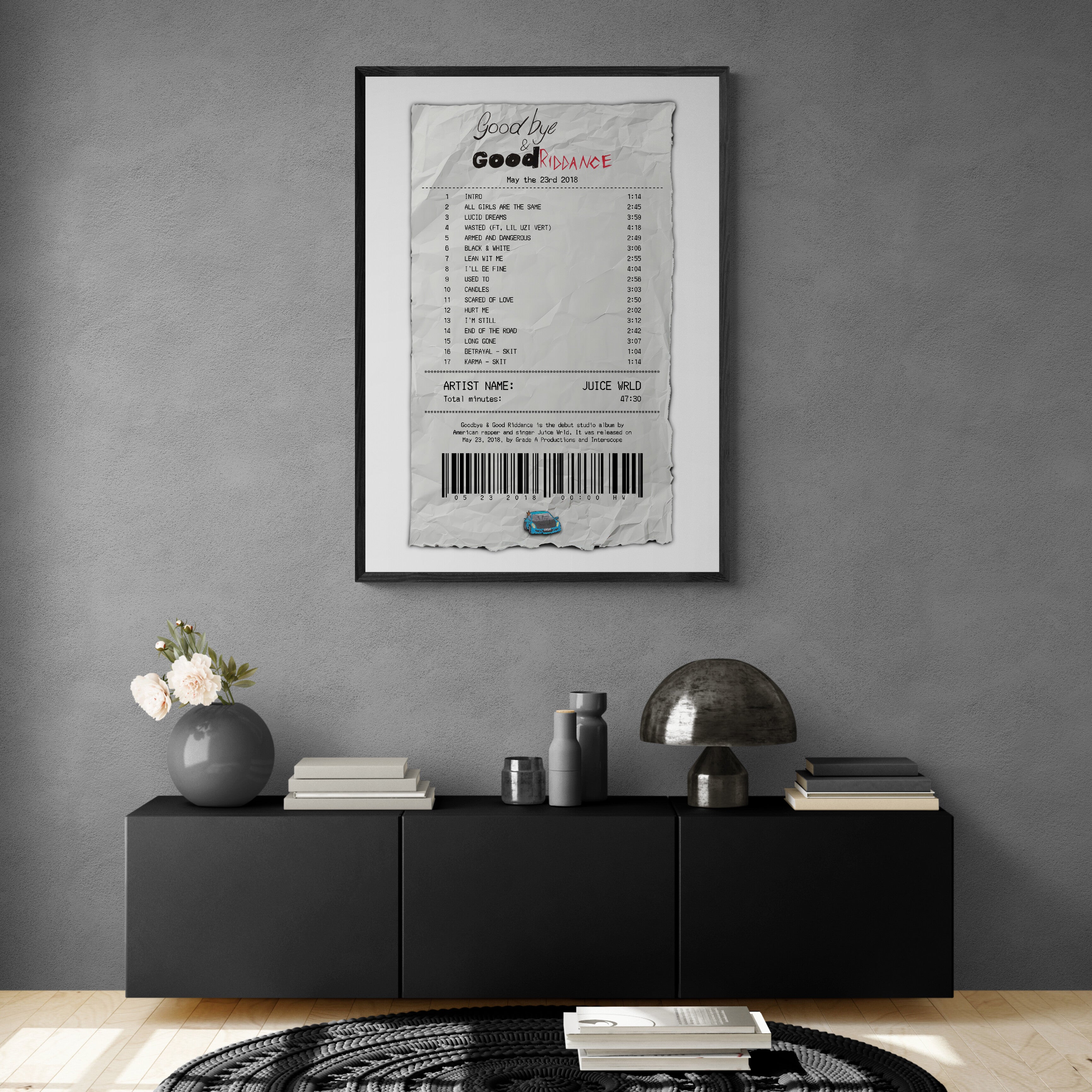 Goodbye & Good Riddance Receipt - Poster