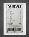 Views Receipt - Poster