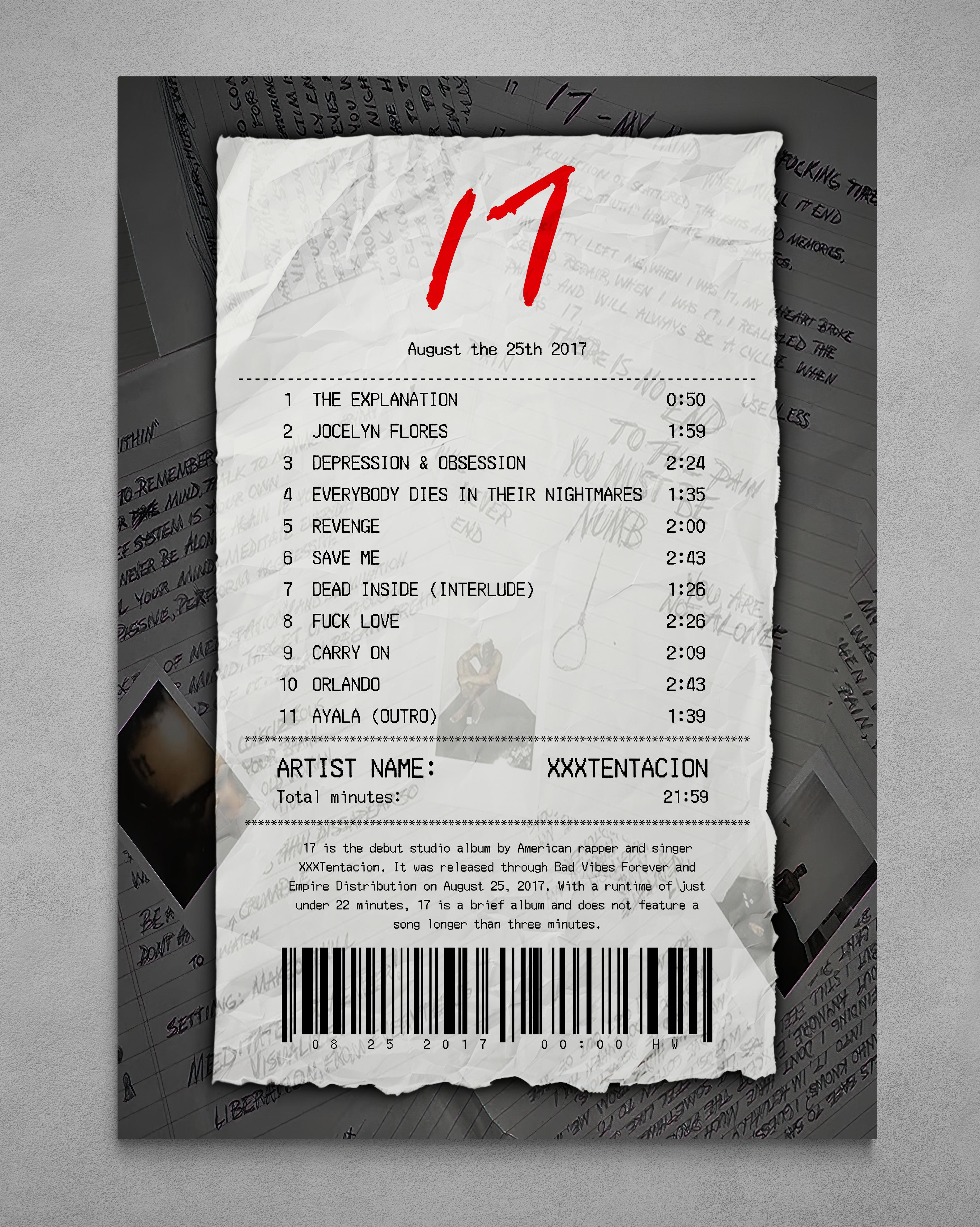 17 Receipt - Poster