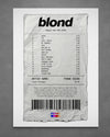 Blonde Receipt - Poster
